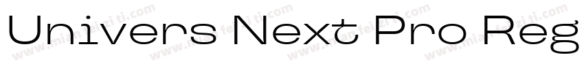 Univers Next Pro Regular字体转换